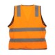 Vic Rail Elasticised Safety Vest with Tail