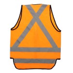 NSW Rail X-Back Safety Vest with Tail