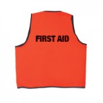 First Aid on Back - Black +$6.50